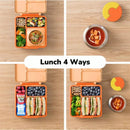 OMIEBox - Insulated Bento Lunch Box with Leakproof, Poppy Orange Image 3