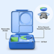 OMIEBox - Insulated Bento Lunch Box with Leakproof, Sea Blue Image 2