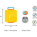 Omie Box - Insulated Bento Box with Leak Proof Thermos Food Jar, Sunshine Image 3