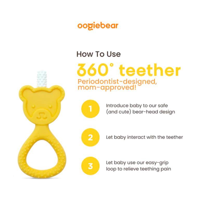 Oogiebear - 360° Baby Teether, Seafoam Image 5