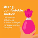 Oogiebear - Baby Bear Pair Nasal Aspirator with Booger Picker and Ear Cleaner, Raspberry Pink Image 3