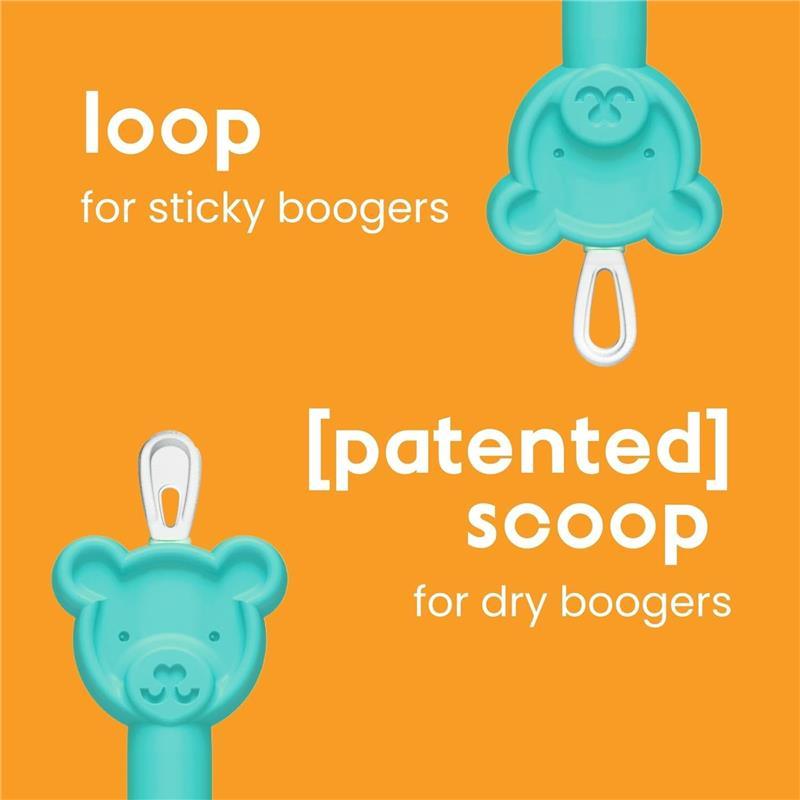 Oogiebear - Baby Bear Pair Nasal Aspirator with Booger Picker and Ear Cleaner, Raspberry Pink Image 5