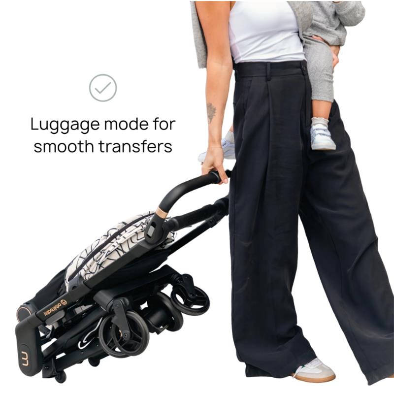 Orbit Baby M+ Compact Stroller, Black/Black Image 7