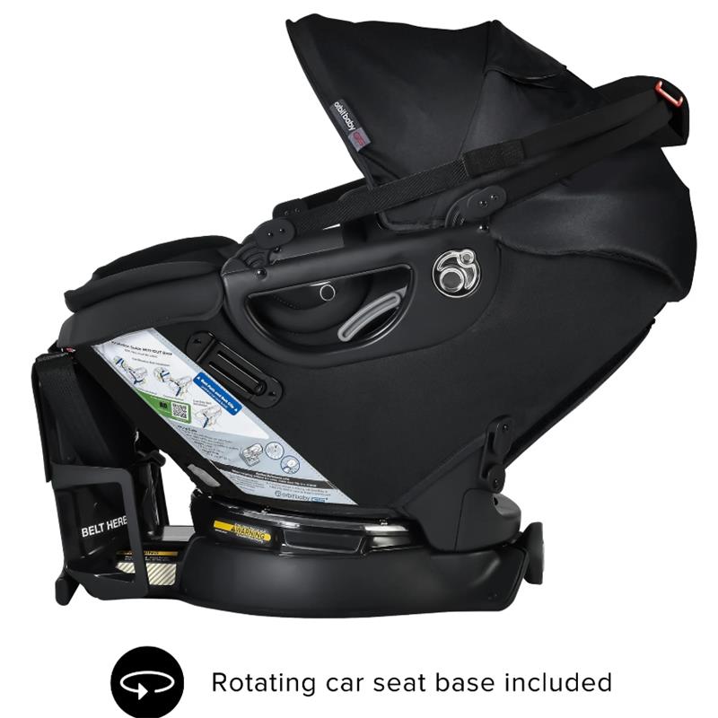 Orbit - Stroll, Sleep, & Ride Travel System (Stroller Frame + Stroller Seat + Bassinet + Car Seat), Black/Gold Image 2