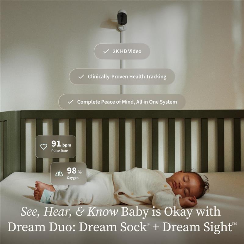 Owlet - Dream Duo™ 3 Baby Monitor, Bedtime Blue Image 2