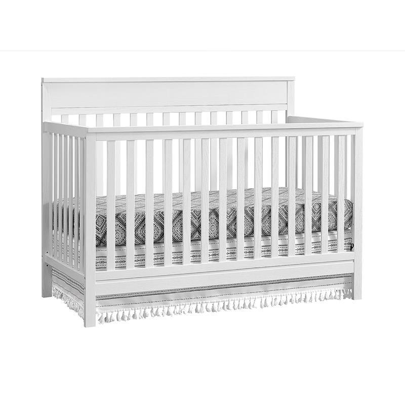 Oxford Baby Castle Hill 4-in-1 Convertible Crib, White Image 1