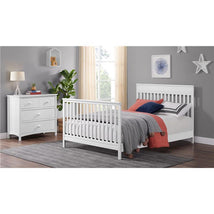 Oxford Baby Castle Hill 4-in-1 Convertible Crib, White Image 2