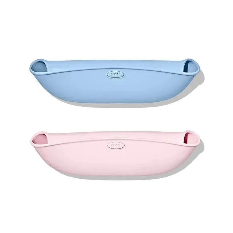 Oxo - 2Pk Tot Roll Up BiB, Blossom and Dusk Image 2