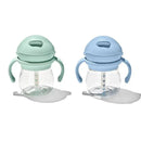 Oxo - 2Pk Tot Transitions Straw Cup with Handles 6 Oz, Opal and Dusk Image 2