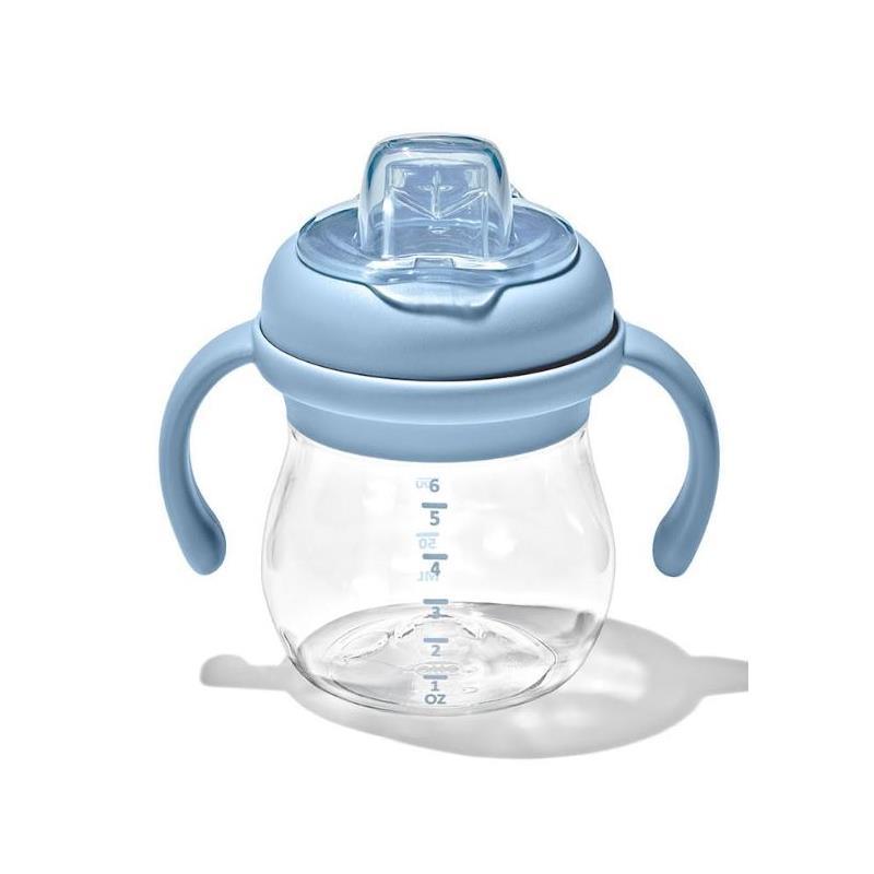Oxo - 6 Oz Tot Transitions Soft Spout Sippy Cup with Removable Handles, Dusk Image 1