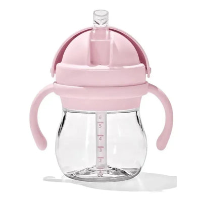 Oxo - 6 Oz Tot Transitions Straw Cup with Removable Handles, Blossom Image 1