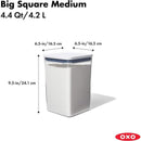 Oxo - 6Pk Good Grips Airtight Food Storage Container Set (3 Large Canisters + 3 Scoops) Image 3