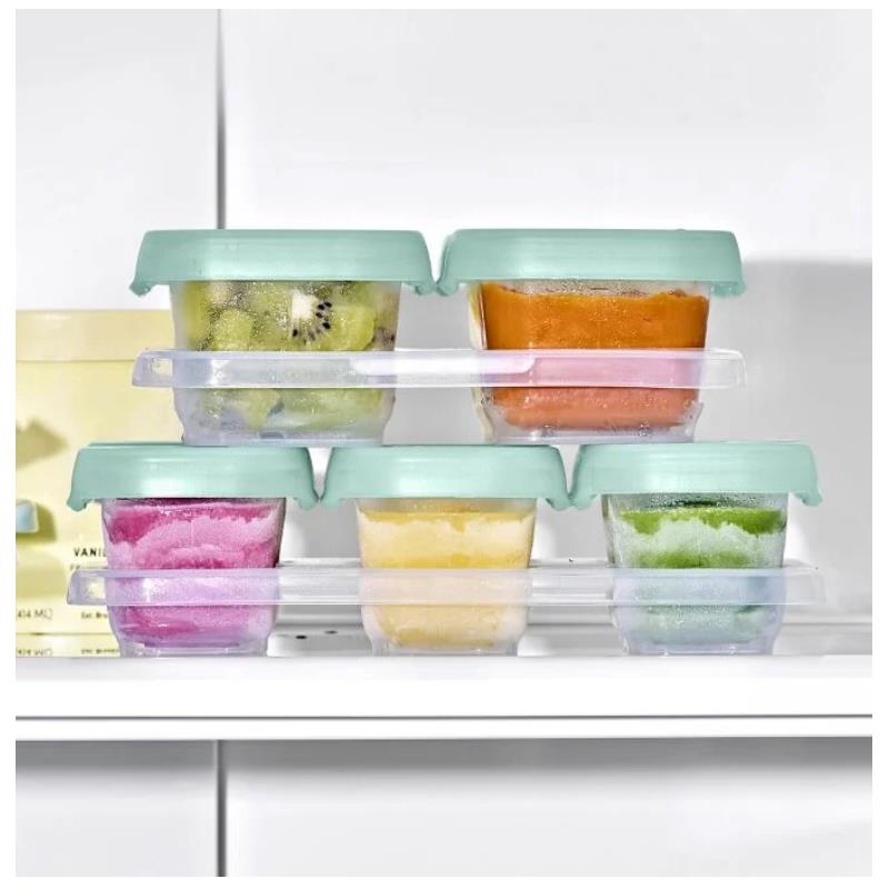 Oxo - Oxo Tot 12 Pc Baby Blocks Food Storage Container Set, Opal Image 2