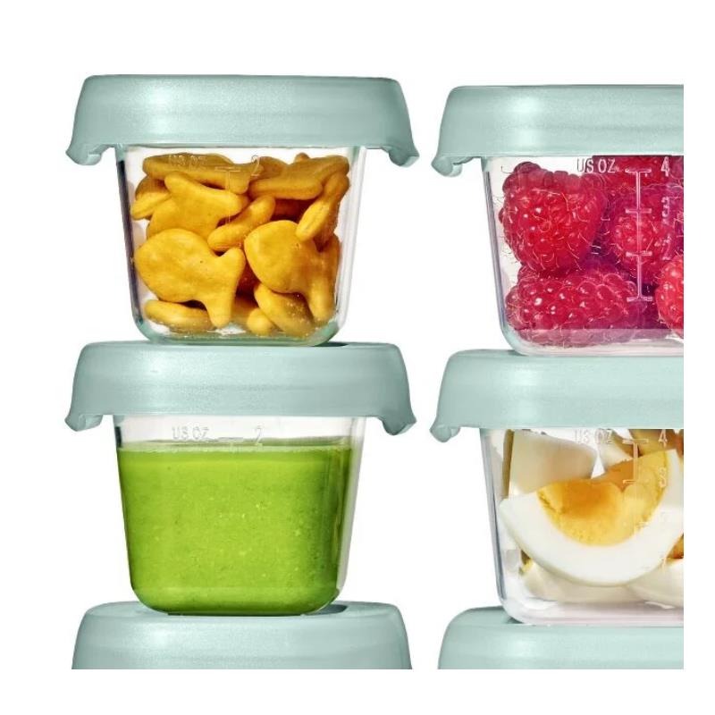 Oxo - Oxo Tot 12 Pc Baby Blocks Food Storage Container Set, Opal Image 3