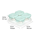 Oxo - Oxo Tot Glass Baby Blocks Food Storage Containers 4 Oz Image 2
