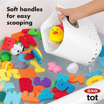 Oxo - Tot Stand Up Bath Toy Storage, Gray Image 2