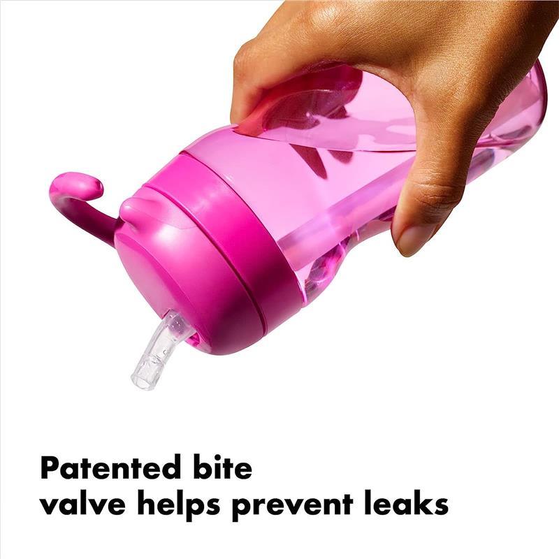 OXO - Tot Adventure Water Bottle Pink, Plastic Image 3