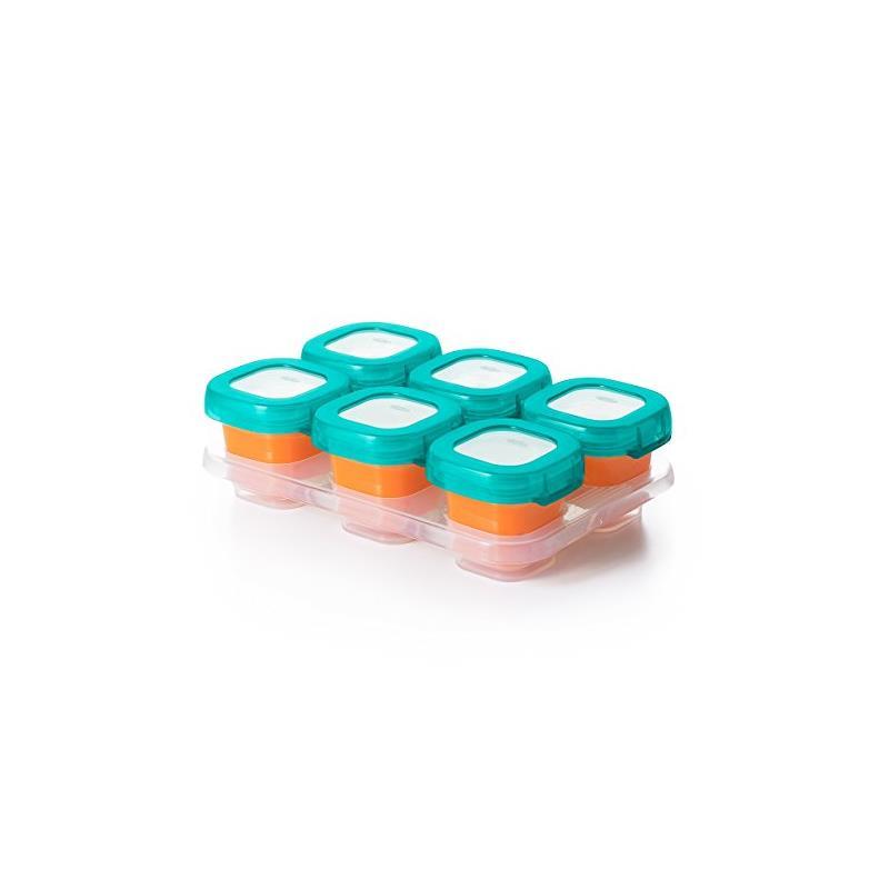 OXO Tot Baby Block Freezer Storage Containers 2 oz - Teal Image 15