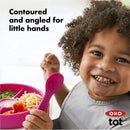 Oxo Tot Feeding Spoon Set Soft Silicone Pink Image 4