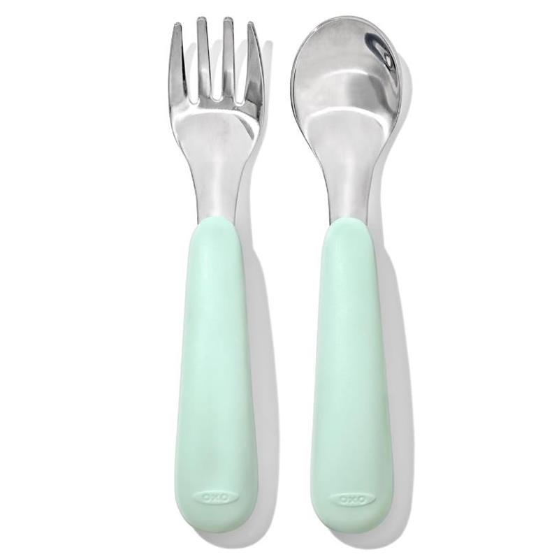 OXO - Tot Fork and Spoon Set, Opal Image 1