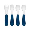 Oxo - 4Pk Tot Plastic Fork & Spoon Multipack, Navy Image 2