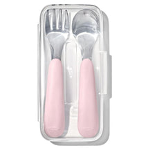 OXO - Tot On-The-Go Fork and Spoon Set, Blossom Image 1