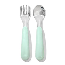 OXO - Tot On-The-Go Fork and Spoon Set, Opal Image 2