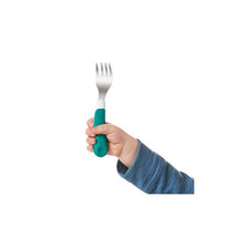 OXO Tot On-The-Go Fork & Spoon Set, Teal Image 2