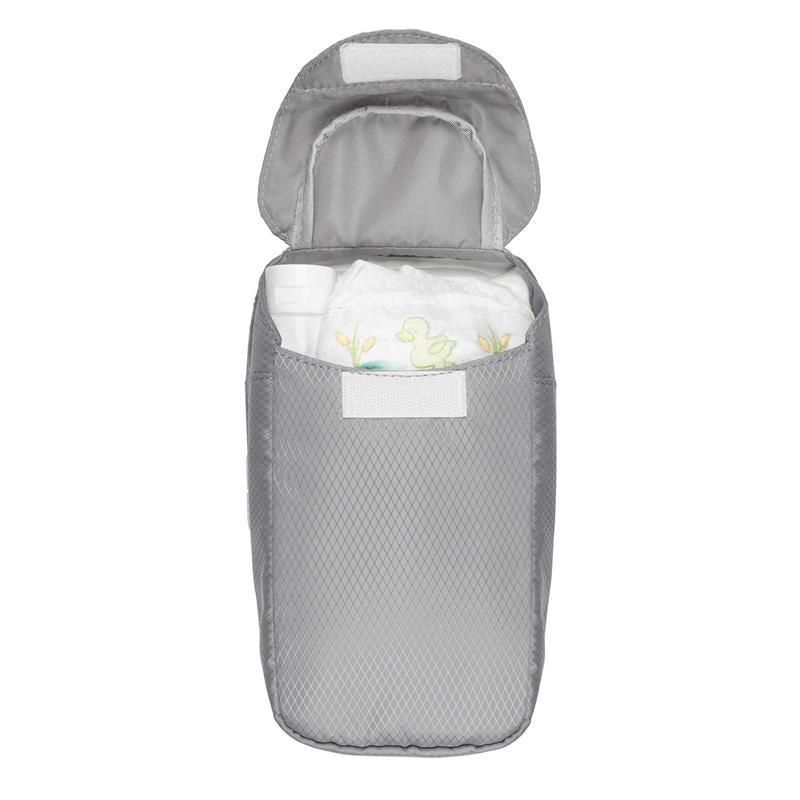 Oxo - Tot On-the-Go Wipes Dispenser with Diaper Pouch, Grey Image 4