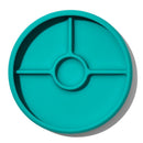 Oxo - Tot Silicone Divided Plate, Teal Image 4