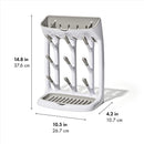 OXO Tot Space Saving Drying Rack - Gray Image 7