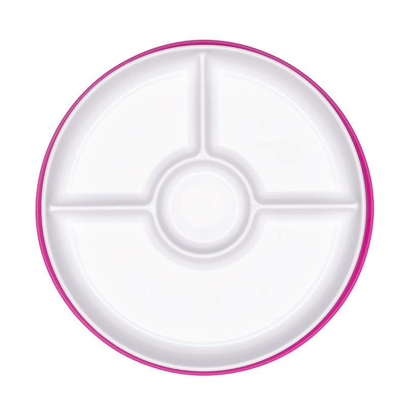 Oxo - Tot Stick & Stay Divided Plate, Pink Image 3