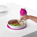 OXO Tot Stick & Stay Plate, Pink Image 5