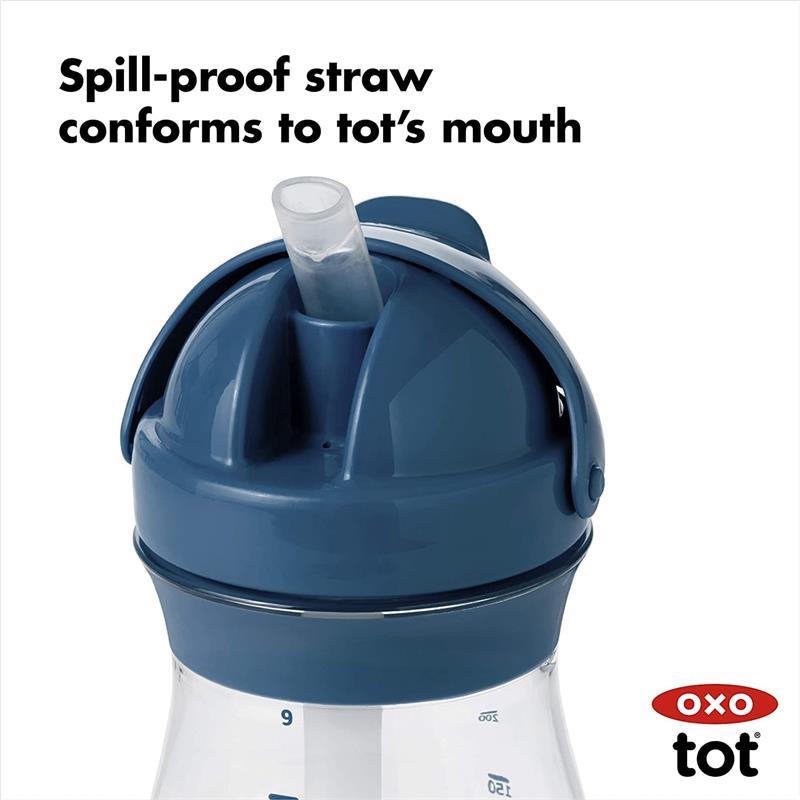 Oxo - 9 Oz Tot Transitions Straw Cup, Navy Image 4