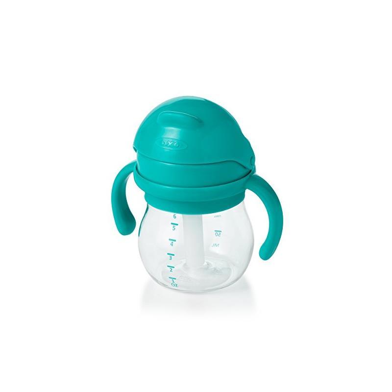 OXO Tot Transitions Straw Cup with Handles 6 oz - Teal Image 3