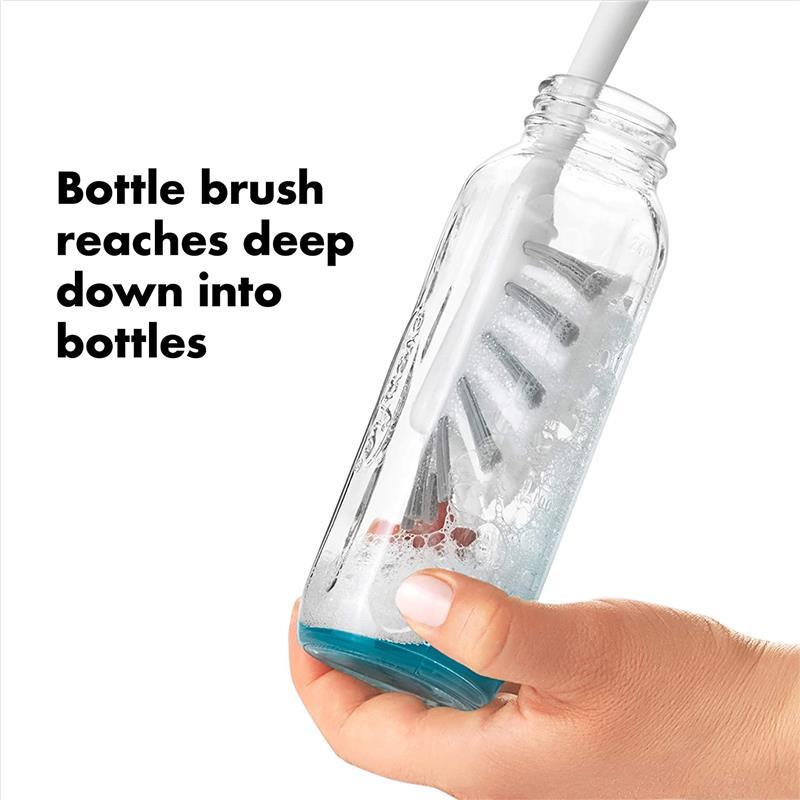 OXO Tot Bottle Brush with Stand, Parents in the know say this Bottle  Cleaning Brush is a registry essential. Find more game-changing gear on the  blog:  By OXO Tot