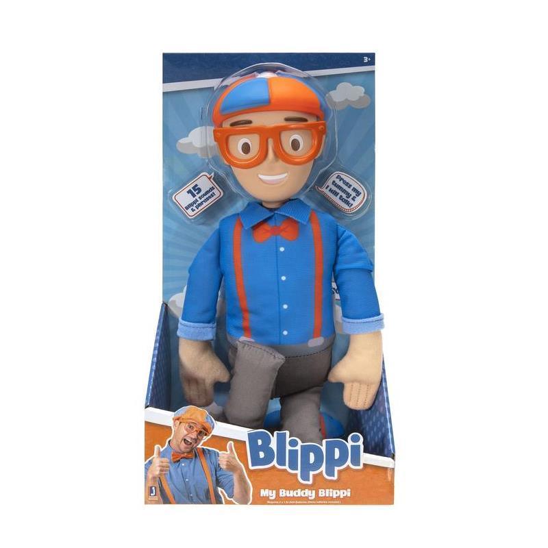 Pacific Designs Blippi Feature Plush- My Buddy Blippi With Sound Effects Image 1