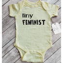 Paper Cow - Tiny Feminist Baby Bodysuit, White Image 5