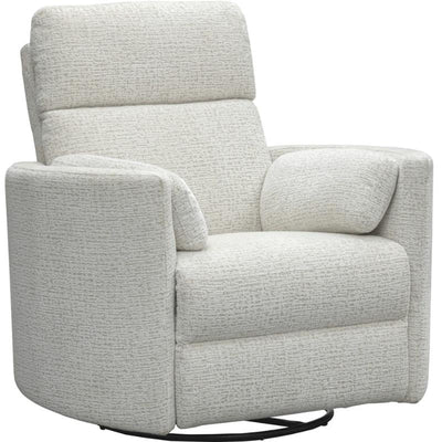 Parker House Radius Plus Power Headrest chair in Richmond Cream, featuring a soft, textured fabric and modern design.