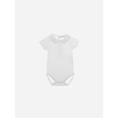 Patachou - Baby Boy Basic Classic Bodysuit, Blue Image 1
