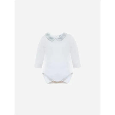 Patachou - Baby Boy White Jersey Body Knit Image 1