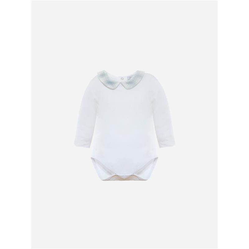Patachou - Baby Boy White Jersey Body Knit Image 1