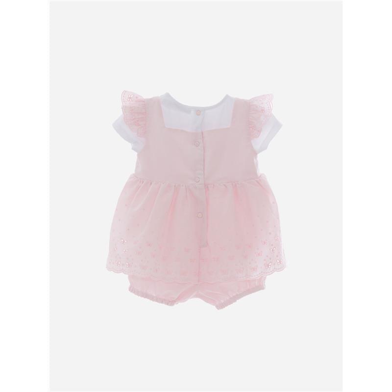 Patachou - Baby Girl Jersey Romper, Pink Image 2