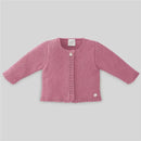 Paz Rodriguez - Baby Girl Knit Cardigan Bicos, Nostalgia Rose Image 1