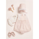 Paz Rodriguez - Baby Girl Knit Newborn Cardigan Pio Pio, Mist Pink/Cream Image 3