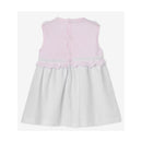 Paz Rodriguez Baby Girl Set Dress & Bloomer Alaia, Chalk Pink/White Image 3