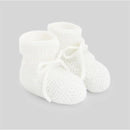 Paz Rodriguez - Baby Knit Newborn Booties Esencial, Deep Blue Image 1