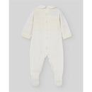 Paz Rodriguez - Baby Knit Newborn Romper, Cream/Beige Image 2