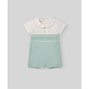 Paz Rodriguez - Baby Knit Newborn Romper, Cream/Beige Image 1