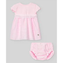 Paz Rodriguez - Baby Set Knit Newborn Dress + Bloomers Linda, Chalk Pink Image 1